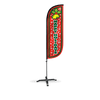 Image of Happy Holidays Feather Flag