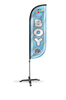 Image of It's A Boy Feather Flag - 5ft
