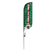 Image of Merry Christmas Feather Flag