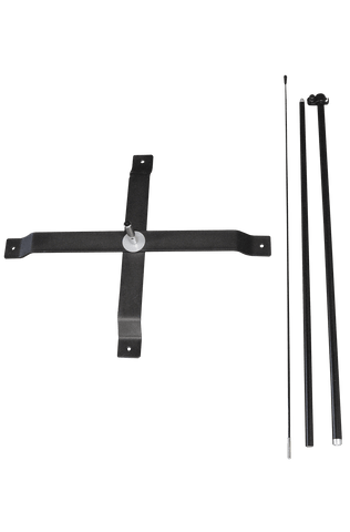5ft Feather Flag X Stand Pole Set