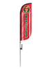 Image of Happy Holidays Feather Flag