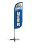 Image of Ice Cold Beer Feather Flag