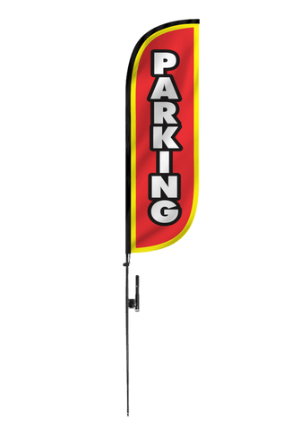 Parking Feather Flag