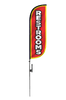 Image of Restrooms Feather Flag