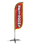 Image of Restrooms Feather Flag