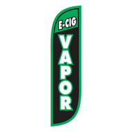 E-Cig Vapor Feather Flag