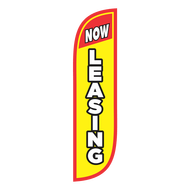 Now Leasing Feather Flag - 5ft