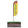 Image of Now Leasing Feather Flag - 5ft