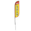 Image of Now Leasing Feather Flag - 5ft