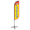 Image of Now Leasing Feather Flag - 5ft