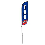 Tax Services Feather Flag - 5ft