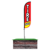 Image of Tire Sale Feather Flag