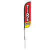 Image of Tire Sale Feather Flag