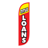 Image of Title Loans Feather Flag