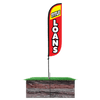Image of Title Loans Feather Flag