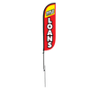 Image of Title Loans Feather Flag