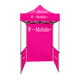 5ft x 5ft Pop Up Tent Back Drop and Side Walls - T-Mobile - Pink
