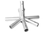 Image of 6-way Side Tee Corner for 30' & 40' for West Coast Frame Tent, Single Tube