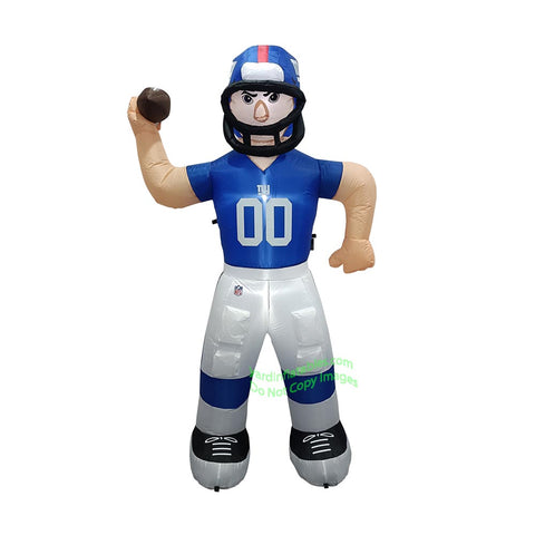7' Air Blown Inflatable NFL New York Giants Football Player Mascot