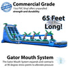 Image of Buy Commercial Tropical Marble Dual Lane Inflatable Water Slide & Splash and Ride Slide Combo with Blower