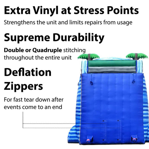 Buy Commercial Inflatable Water Slide Splash and Ride Slide Combo