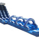 Blue Marble Inflatable Water Slide and Curved Slip n' Slide Combo with Blowers