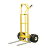 Image of Transporting Fork Hand Truck with Dual Wheels