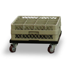 Glassware and Dishware Rack Dolly with Single Stack Capacity