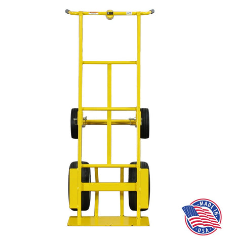 Mega Hauler Slim Hand Truck with Rear Folding Wheels