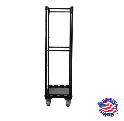 Glassware and Dishware Rack Cart with 2 stack capacity