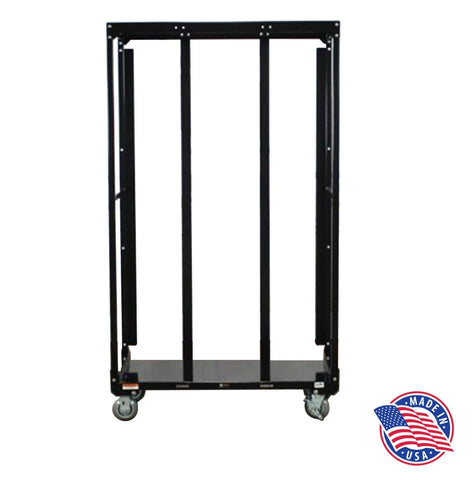 Glassware and Dishware Rack Cart with 2 stack capacity