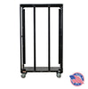 Image of Glassware and Dishware Rack Cart with 2 stack capacity