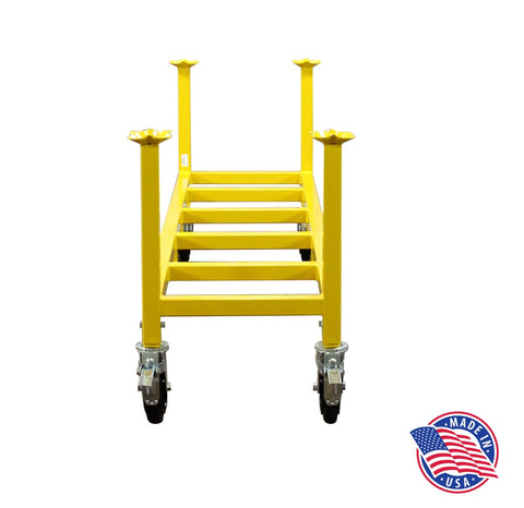 8'Flat Hose Storage Rack with 33" Legs