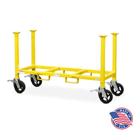 5'Flat Hose Storage Rack with 39" Legs