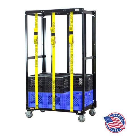 Milk Crate Storage Rack