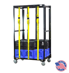 Milk Crate Storage Rack