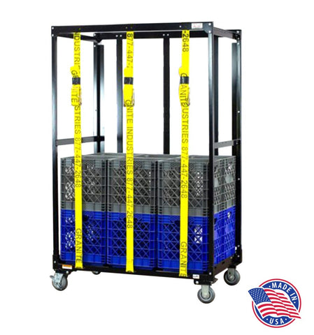 Oversize Milk Crate Storage Rack
