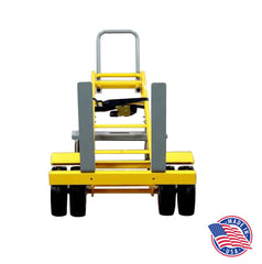 Multi Fork Hand Truck with Looped Handles and Rear Wheels