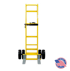 Tall Fork Hand Truck with Looped Handles with Dual Wheel