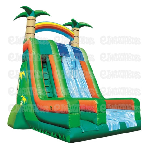 36'H Tropical Dual Lane Slide by eInflatables