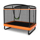 6 Feet Kids Entertaining Trampoline with Swing Safety Fence by Costway
