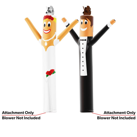 Bride & Groom Air Dancers® Inflatable Tube Man Character Sets