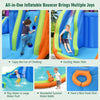 Image of Costway Water Parks & Slides 6-in-1 Inflatable Dual Water Slide Bounce House by Costway