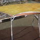 5.5 Foot Serpentine Wood Folding Table