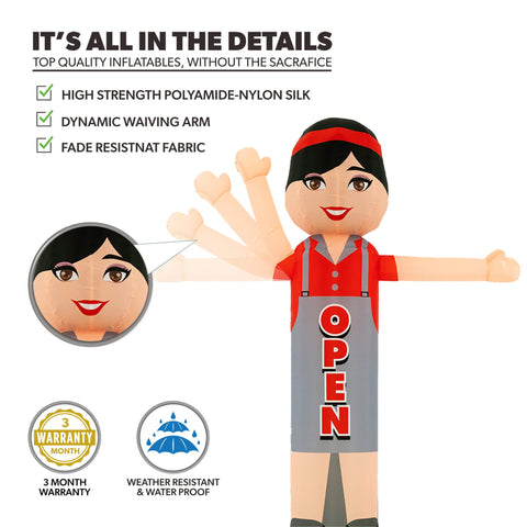 6ft Open Woman Air Wavers®