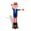 Image of 6ft Uncle Sam Air Wavers®