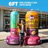 Image of Custom Giant Inflatable Can w/ Base