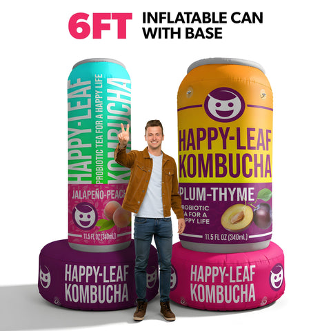 Custom Giant Inflatable Can w/ Base