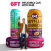 Image of Custom Giant Inflatable Can w/ Base