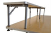 Image of 48" Rectangle Wood Folding Bar Top Riser
